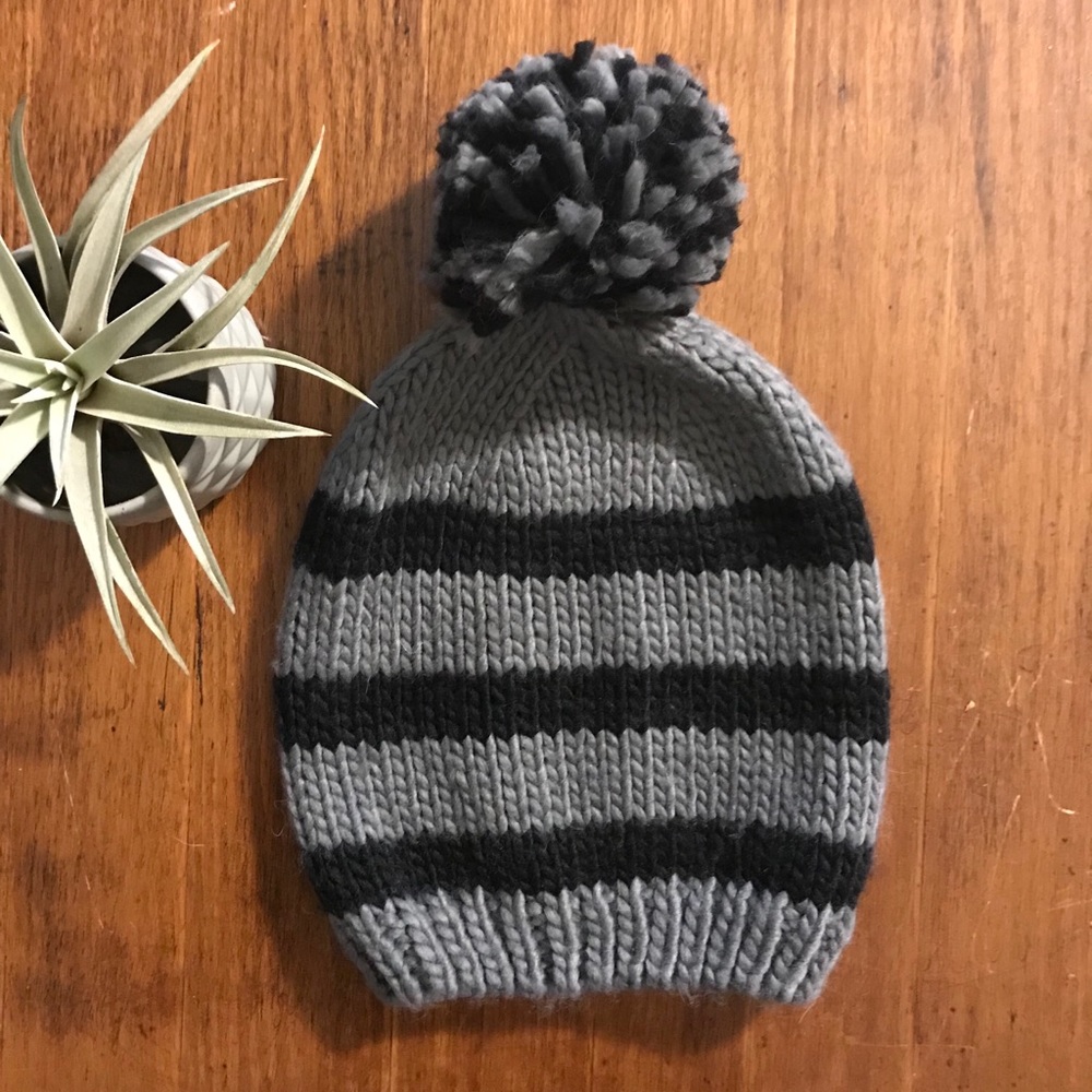 Knitted Pom Beanie